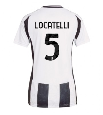 Juventus Manuel Locatelli #5 Hjemmebanetrøje Dame 2024-25 Kort ærmer